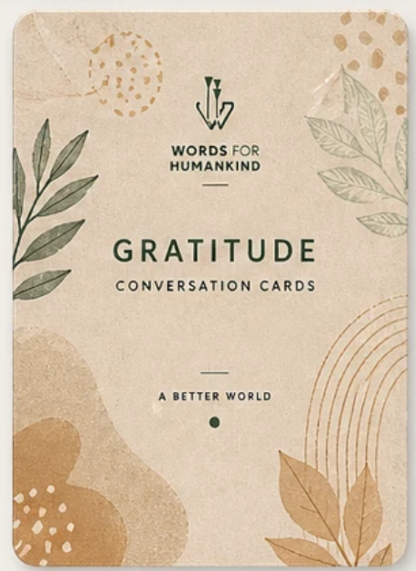 Gratitude conversation cards